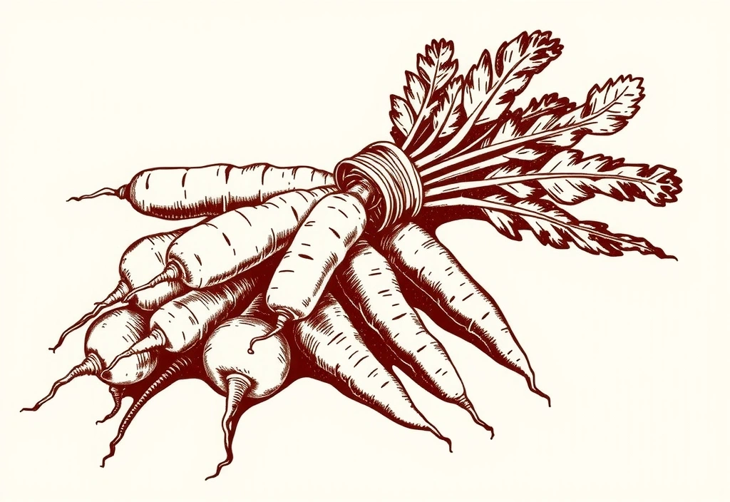 Botanische Holzschnitt-Illustration